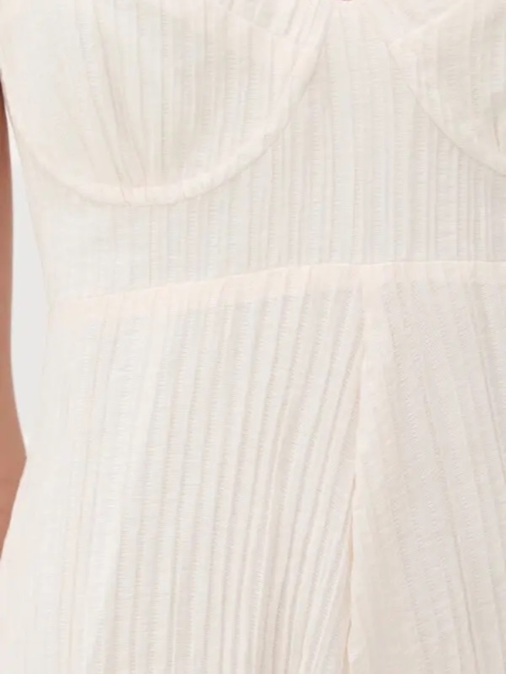 NWT AMUR Jill Midi Dress in Sea Salt - Picture 6 of 8
